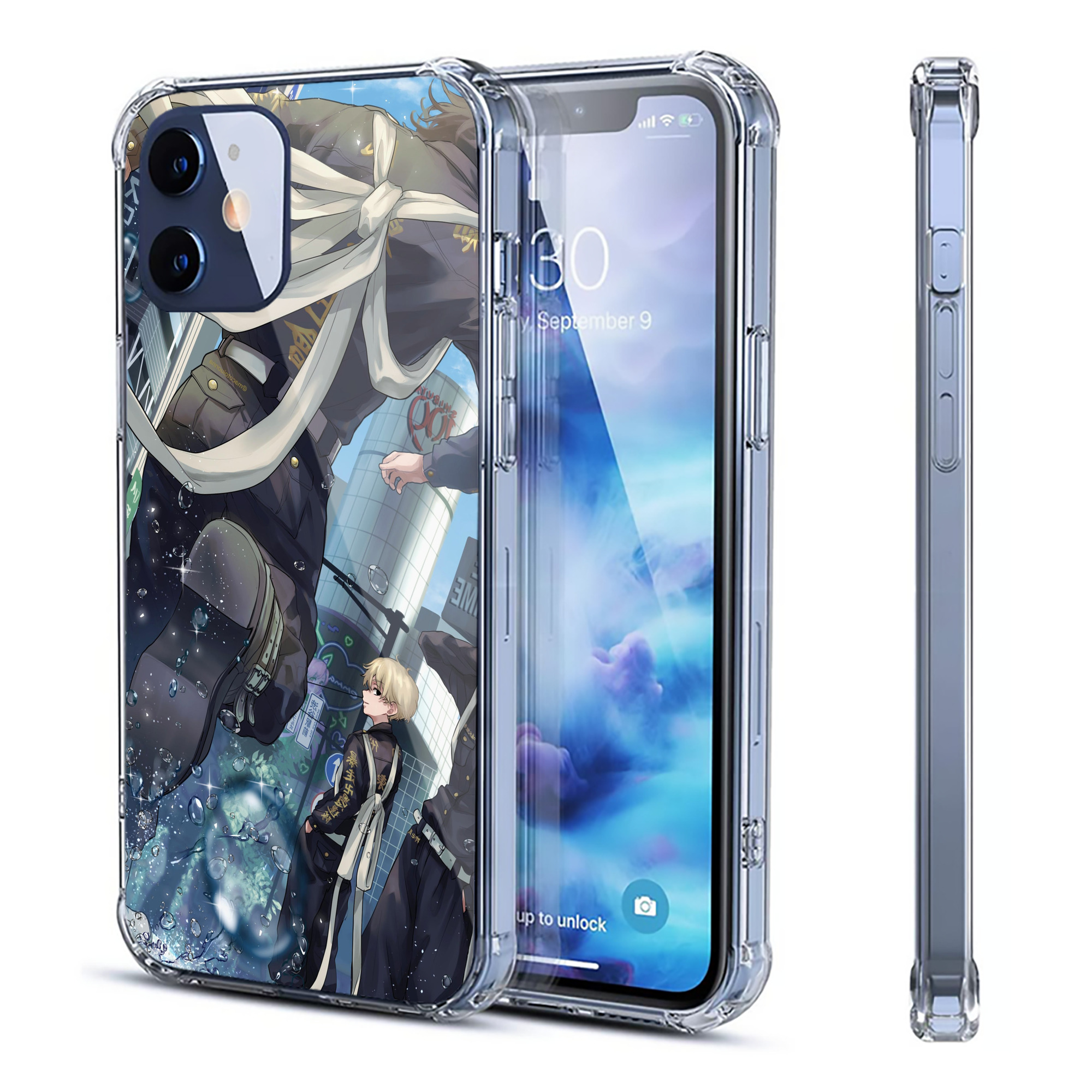 （画像用） 東京リベンジャーズ Tokyo Revengers 【iPhone 12シリーズ対応】透明スマホケース（クリアソフトケース）